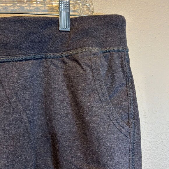 Women's Hanes® Jersey Drawstring Short Grey - Picture 3 of 4